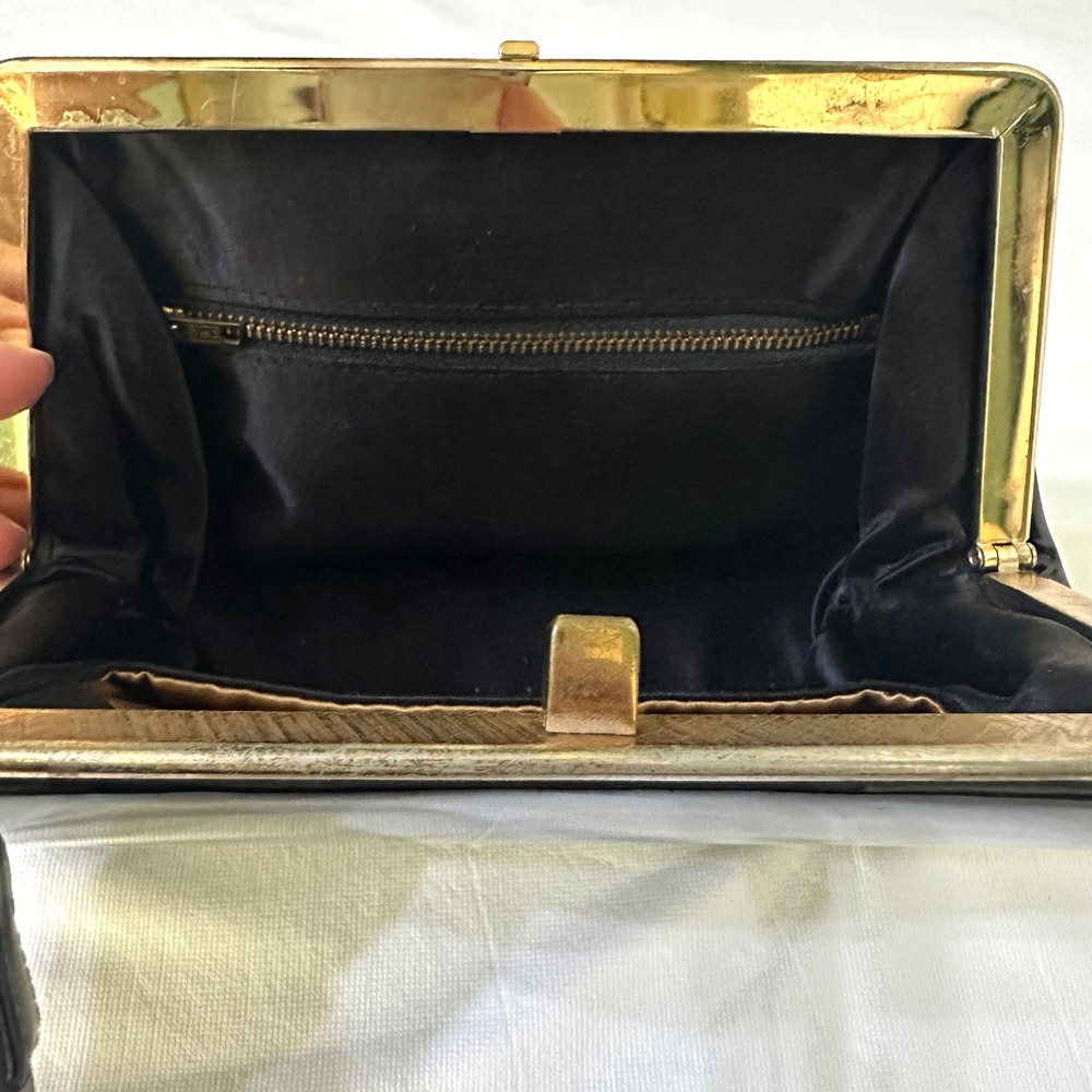 Vintage Theodor California Patent Leather Handbag Top Handle Purse 60s 70s USA - Picture 6 of 11